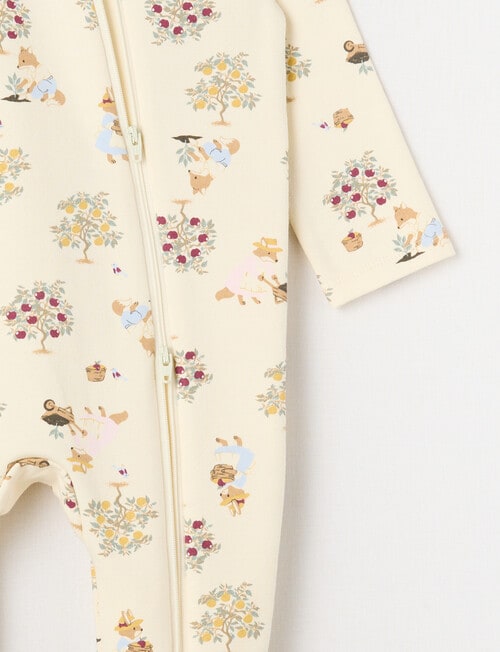 Teeny Weeny Sleep Fleece Woodlands Sleepsuit product photo View 02 L