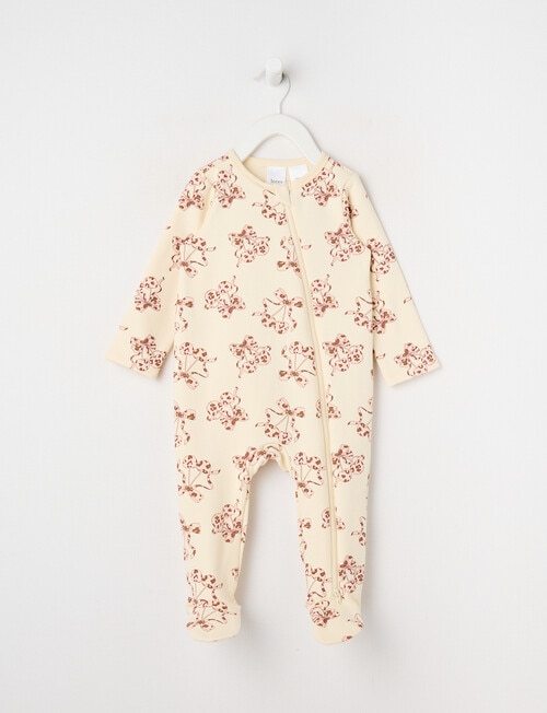 Teeny Weeny Sleep Fleece Cherry Sleepsuit product photo