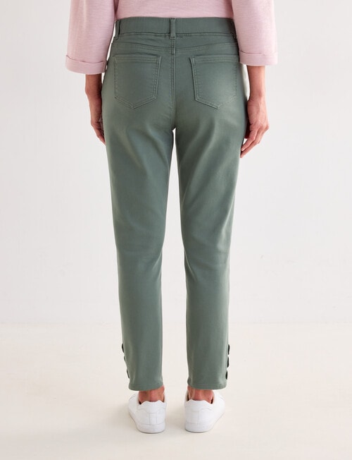 Ella J Coloured Jean, Sage product photo View 02 L