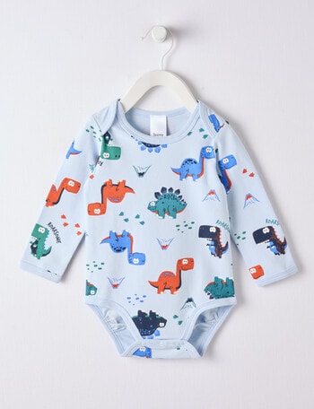 Teeny Weeny Dino Long Sleeve Bodysuit product photo