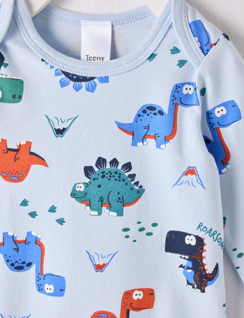 Teeny Weeny Dino Long Sleeve Bodysuit product photo View 02 L