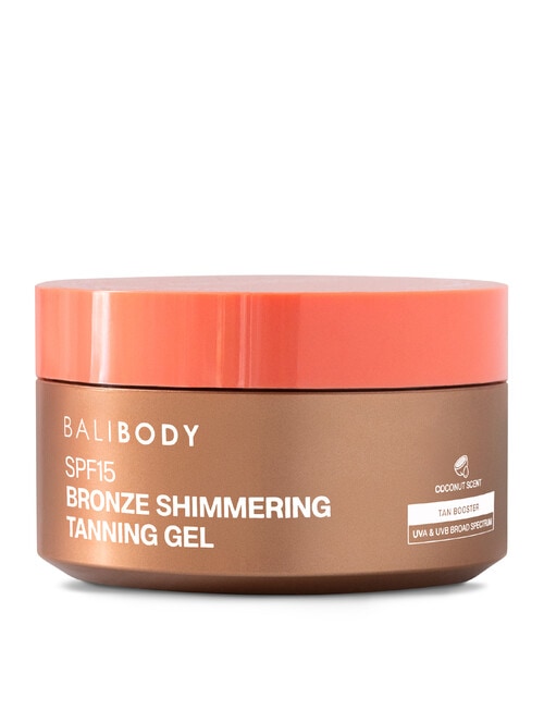 Bali Body Shimmering Tanning Gel SPF15 product photo