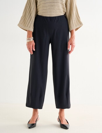 Ella J Barrel Leg Pant, Black product photo