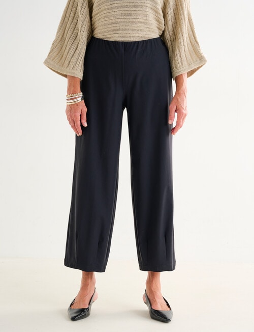 Ella J Barrel Leg Pant, Black product photo