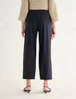 Ella J Barrel Leg Pant, Black product photo View 02 S
