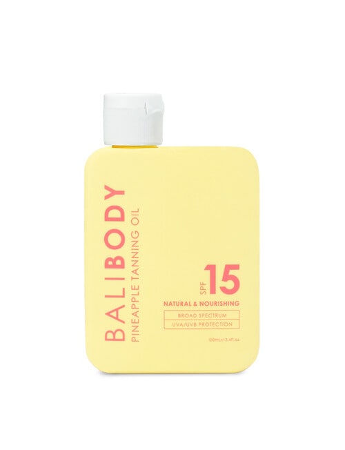 Bali Body Pineapple Tanning Oil SPF15 product photo