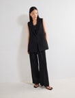 State of play Lloyd Sleeveless Blazer, Black product photo View 11 S