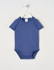 Teeny Weeny Play Time Stretch Cotton Sleeveless Bodysuit, Blue product photo