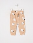 Teeny Weeny Play Time Dog Fleece Trackpant, Sunbaked product photo