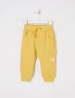 Teeny Weeny Play Time Fleece Trackpant, Mustard product photo