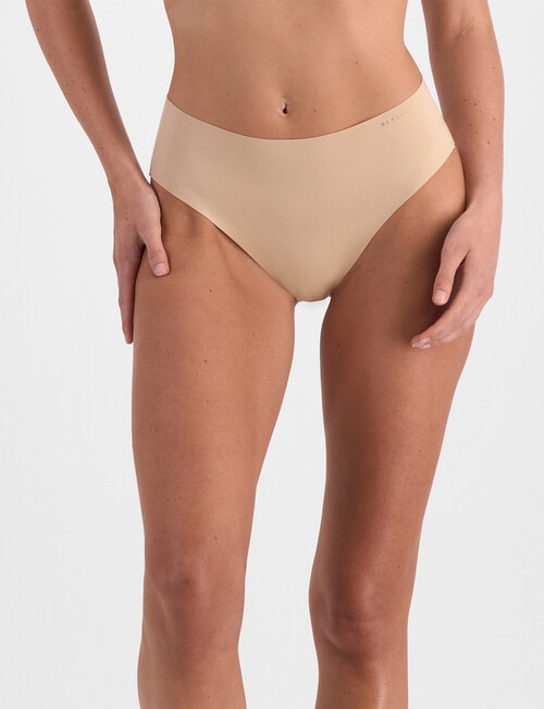 Berlei Second Skin Micro Hi Cut Brief, Nude product photo View 02 L