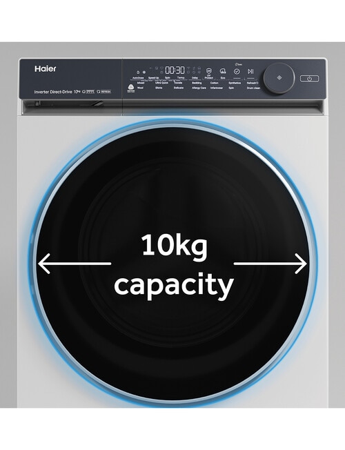Haier 10kg 500 Series Front Load Washer H500, HWF10NW1 product photo View 05 L