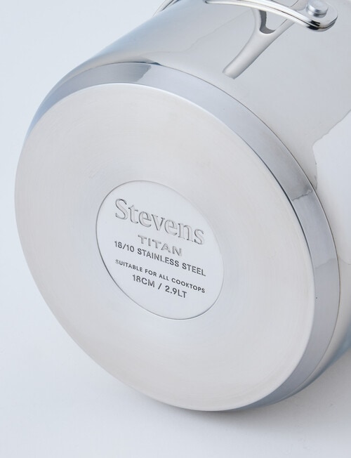 Stevens Titan Stainless Steel Saucepan with Lid, 18cm product photo View 02 L