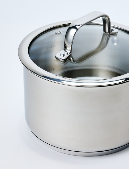 Stevens Titan Stainless Steel Saucepan with Lid, 18cm product photo View 03 L