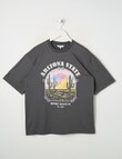 Switch Desert Ranch Short Sleeve Oversized Tee, Charcoal product photo