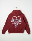 Switch Arizona Rodeo Oversized Hoodie, Burgundy & Cornflower product photo View 04 S