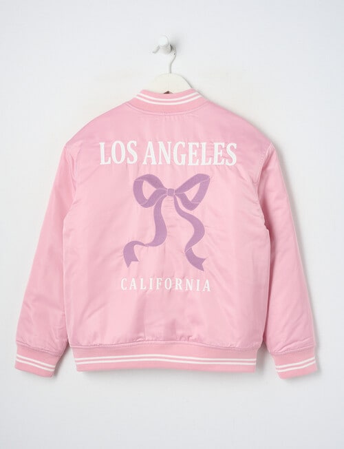 Switch Bomber Jacket, Peony Pink product photo View 02 L