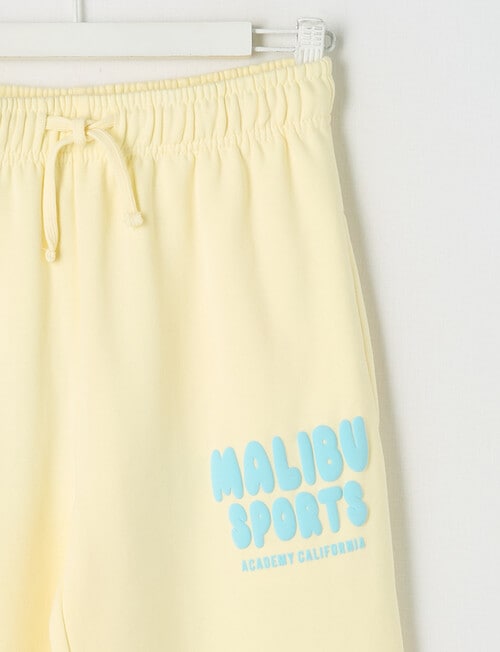 Switch Malibu Sports Wide Leg Trackpant, Lemon & Aqua product photo View 02 L