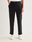 Ella J Ponte Tapered Trouser, Black product photo