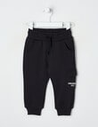 Teeny Weeny Play Time Fleece Trackpant, Black product photo