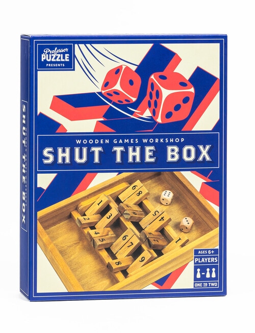 Mattel Games Shut The Box Game Wooden product photo View 02 L