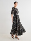State of play Maddy Dress, Black Print product photo View 05 S