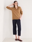 Jigsaw Eero Cosy Shawl Collar Sweater, Camel product photo View 03 S