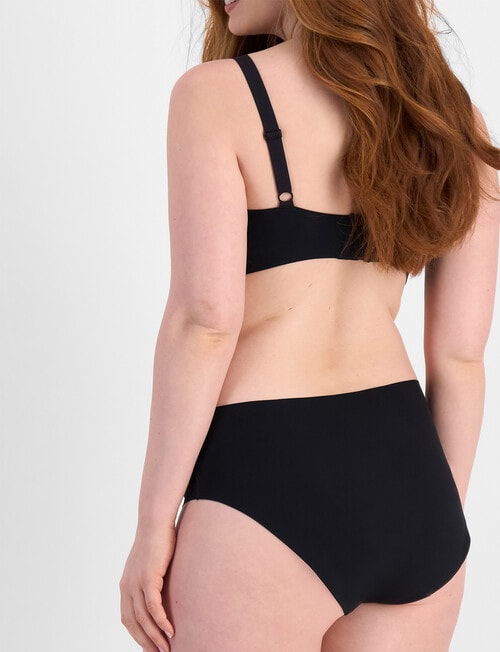 Berlei Second Skin Micro Hi Cut Brief, Black product photo View 03 L