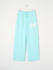 Switch Malibu Wide Leg Trackpant, Aqua product photo