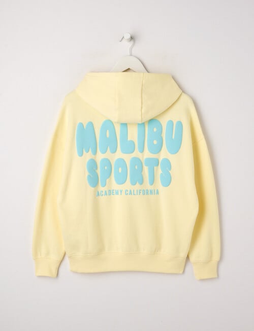 Switch Malibu Sports Oversized Hoodie, Lemon & Aqua product photo View 02 L