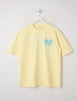 Switch Malibu Sports Short Sleeve Oversized Tee, Lemon product photo