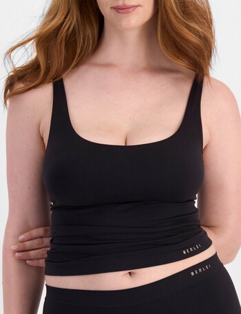 Berlei Understate Support Tank Top, Black product photo