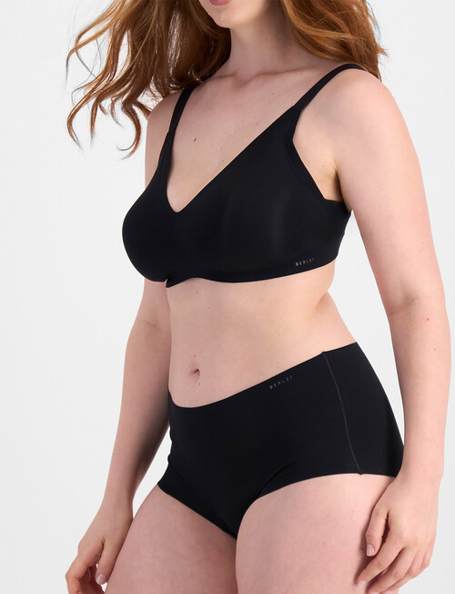 Berlei Second Skin Micro Full Brief, Black product photo View 02 L