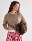 Mineral Kennedy Sweater, Otter Brown product photo