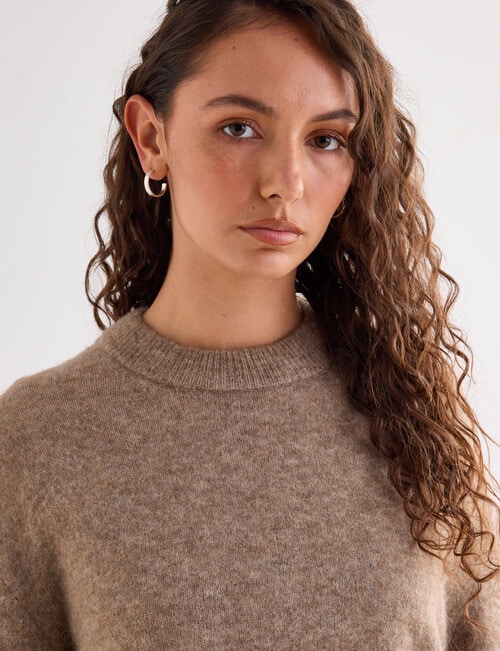 Mineral Kennedy Sweater, Otter Brown product photo View 06 L