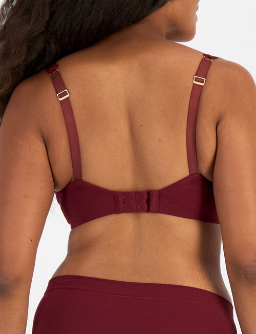 Berlei Barely There Breathe T-Shirt Bra Lux, Crimson Fire, B-E product photo View 03 L