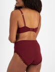 Berlei Barely There Breathe Full Brief, Crimson Fire product photo View 03 S