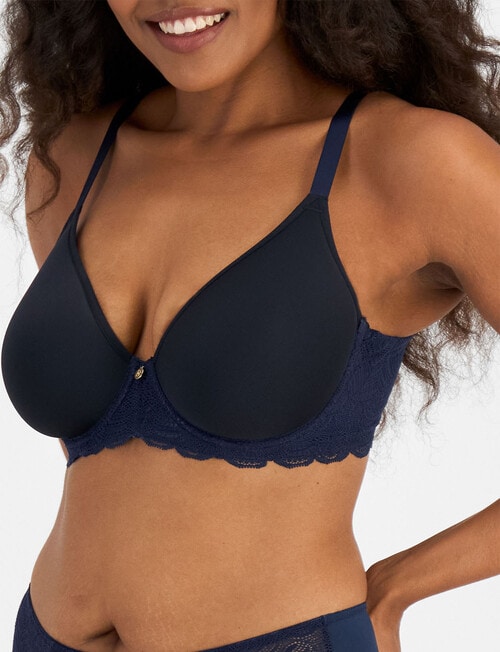 Berlei Lift & Shape T-Shirt Bra, Dark Sapphire, D-G product photo View 02 L