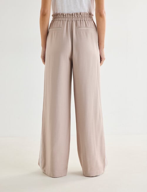 Whistle Sport Stripe Short Length Jog Pant, Alabaster product photo View 02 L