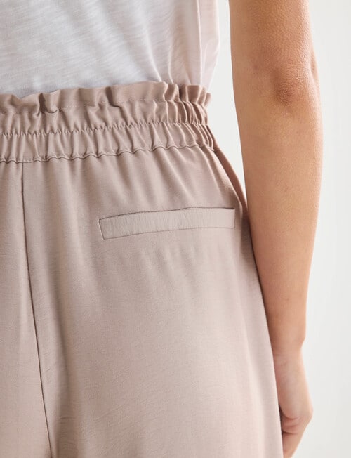 Whistle Sport Stripe Short Length Jog Pant, Alabaster product photo View 04 L