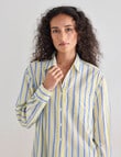 Zest Voile Shirt, Yellow Stripe product photo View 05 S