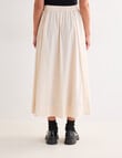 Mineral Felix Poplin Skirt, Chalk product photo View 02 S