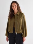 Mineral Avery Jacket, Dark Olive product photo