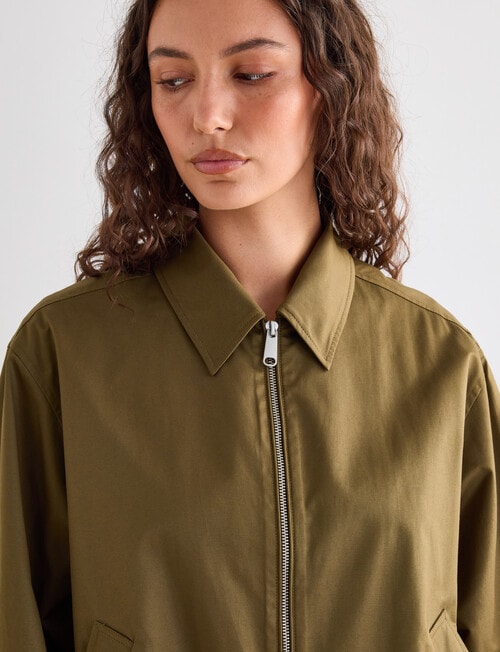 Mineral Avery Jacket, Dark Olive product photo View 04 L