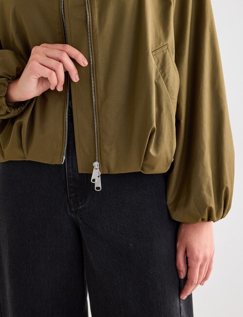 Mineral Avery Jacket, Dark Olive product photo View 05 L