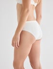 Honey Vegas Pointelle Scallop Boyleg Brief, Cream product photo View 02 S