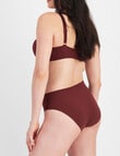 Berlei Second Skin Hi Cut Brief, Crimson Fire product photo View 03 S