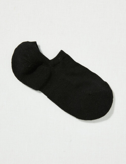 DS Socks Merino Cushion Sole Liner Socks, Black product photo