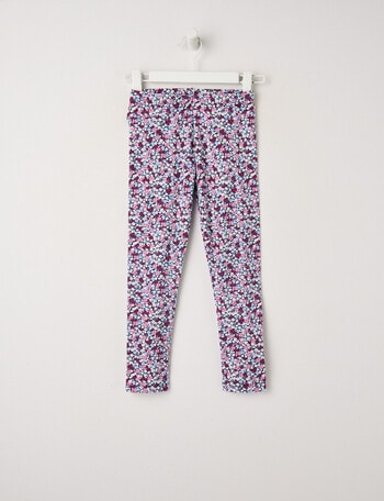 Mac & Ellie Ditsy Floral Legging, Navy product photo