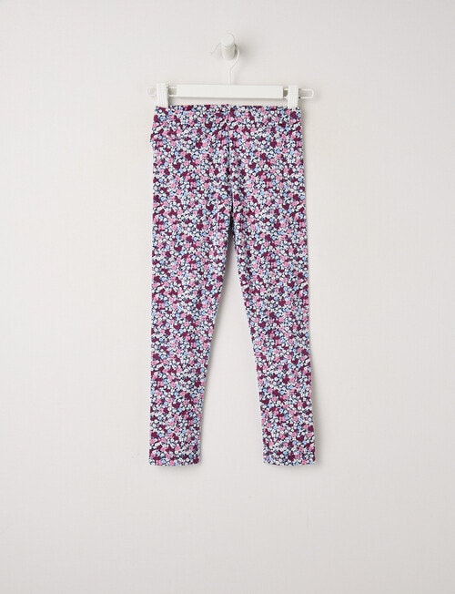 Mac & Ellie Ditsy Floral Legging, Navy product photo